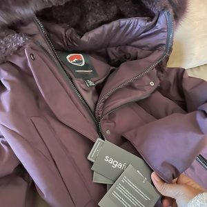 1 Madison Expedition Fox Fur-Trim Down Parka Coat